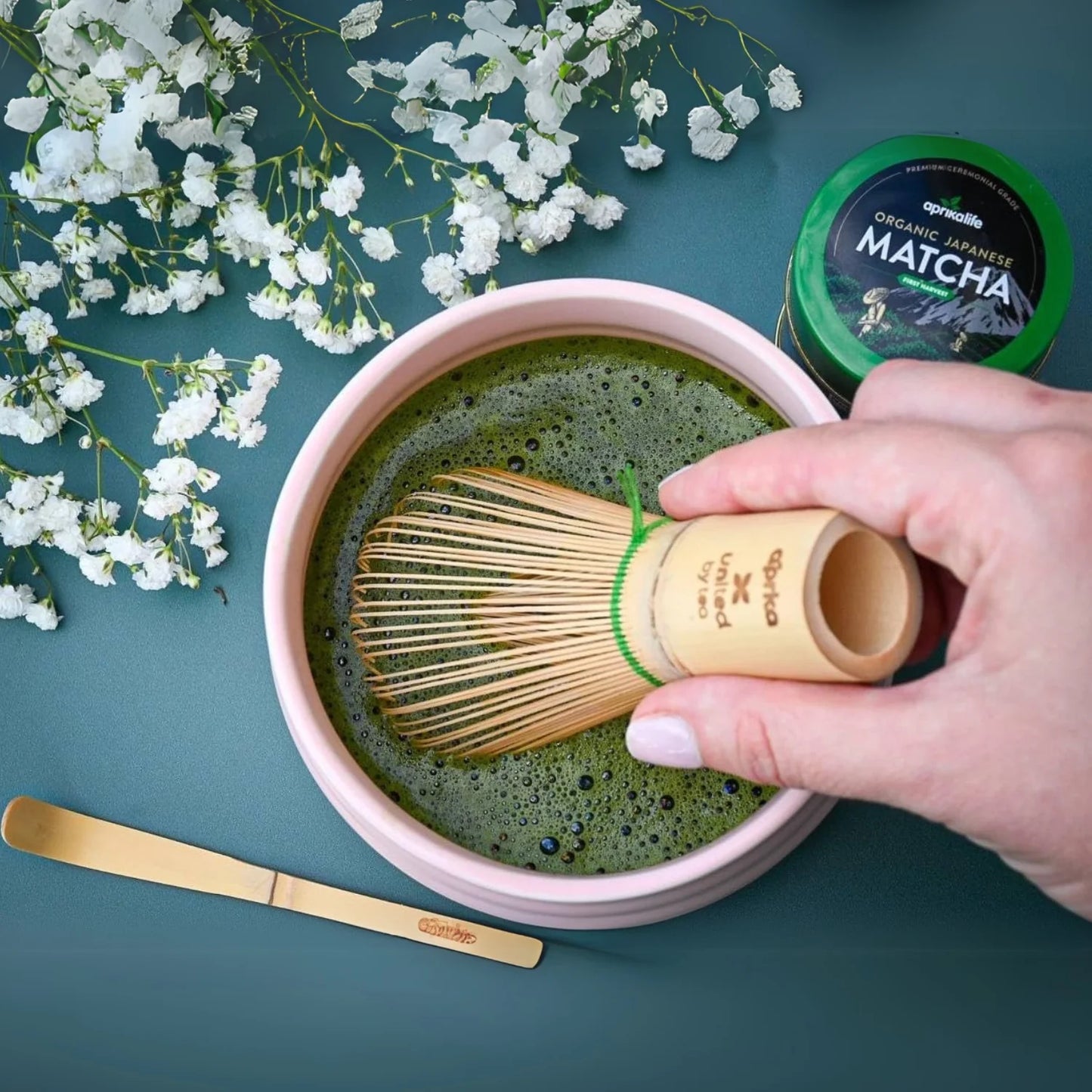 Набір для приготування чаю Matcha Bamboo Whisk & Holder Set